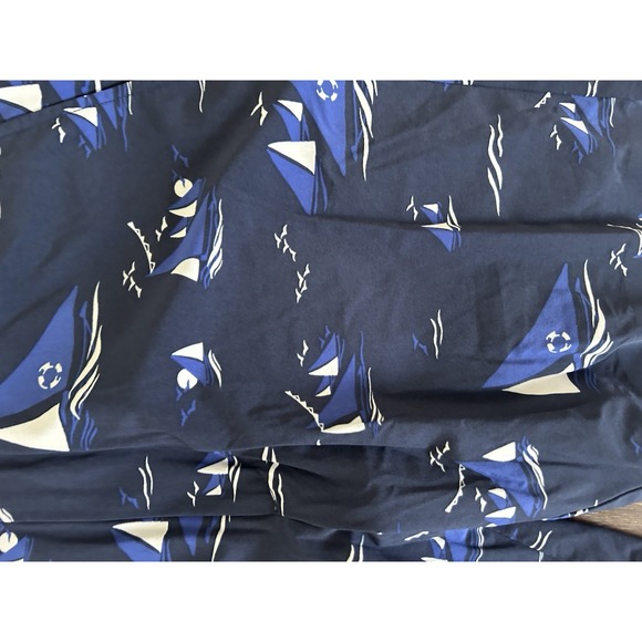 Polo Ralph Lauren RRL Swim Golf Stretch Shorts Navy MEN Size 36 Sailboats Preppy - Picture 2 of 11